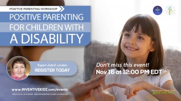 Positive Parenting For Children With A Disability